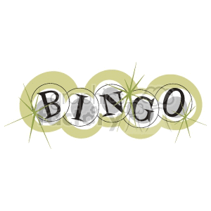 Bingo with Starburst Design