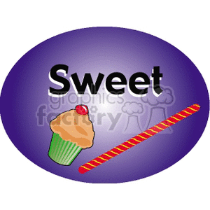 Sweet Cupcake and Candy