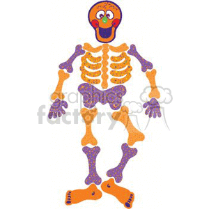 Cartoon Halloween Skeleton