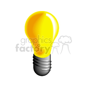 Yellow Light Bulb for Ideas and Innovation