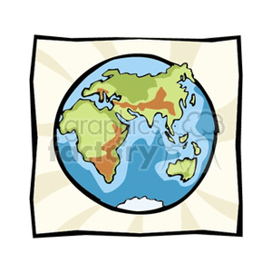 World Map with Continents