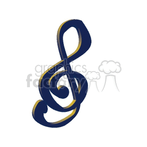 Stylized Treble Clef