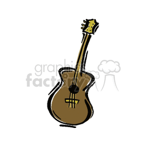 Stylized Acoustic Guitar