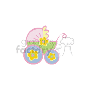 Colorful Baby Stroller
