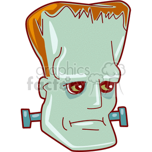 Frankenstein's Monster Cartoon Face