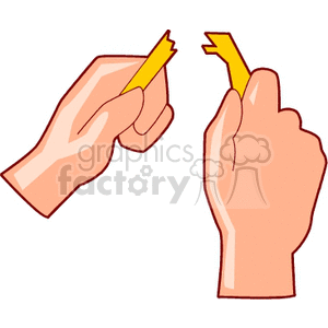 Hands Breaking a Pencil