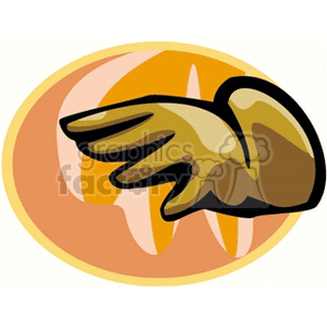 Artistic illustration of a stylized hand in a dynamic pose with earthy tones.