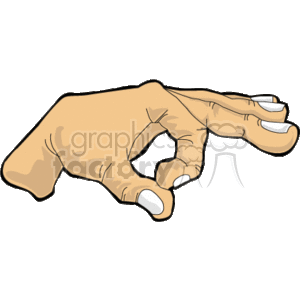 Hand Gesture Clipart - Ok Sign or Hand Language Symbol