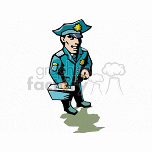 cartoon cop