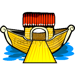   The clipart image depicts a stylized representation of Noah