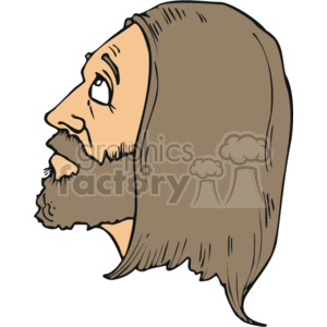 Christian Image: Stylized Jesus Profile