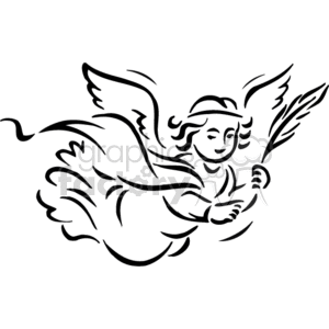 Cheerful Angel Clipart