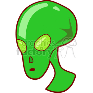 Green Alien Cartoon