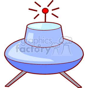 Cartoon UFO Spaceship