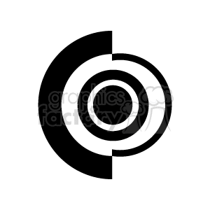 Abstract Concentric Circles