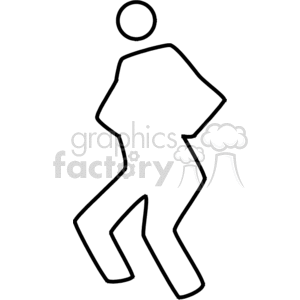 Dynamic Dancing Person