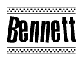 Bennett Checkered Flag Design