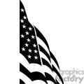 Royalty-Free Black and white stars and stripes USA flag 379704 vector ...