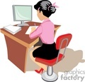 Secretary Clip Art Image - Royalty-Free Vector Clipart Images Page # 1 ...