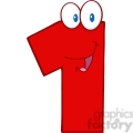 Royalty-Free 4970-Clipart-Illustration-of-Number-One-Cartoon-Mascot ...