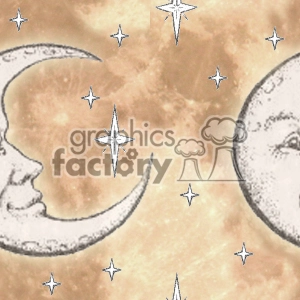 Seamless tiled moon background