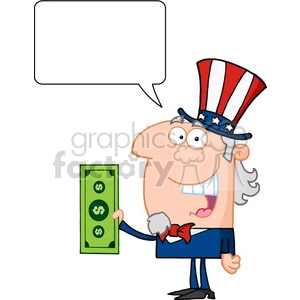 102516-Cartoon-Clipart-Uncle-Sam-With-Holding-A-Dollar-Bill-And-Speech-Bubble