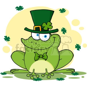 Funny St. Patrick's Day Frog
