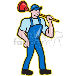 plumber plunger shoulder