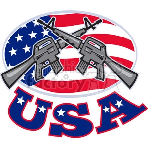armalite rifle m 16 CROSSED USA