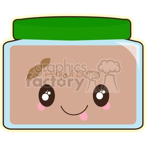 Peanut Butter cartoon character vector image