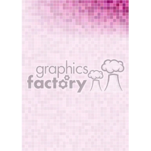 A clipart image of a pastel-colored pixelated background with a concentration of purple hues in the top right corner.