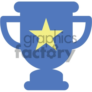 trophy star vector icon