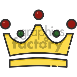 Crown vector art
