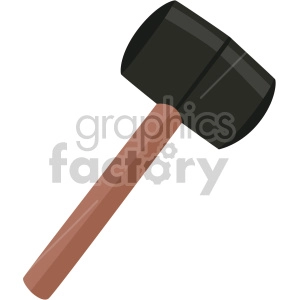 rubber mallet no background