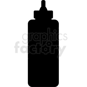 ketchup bottle silhouette