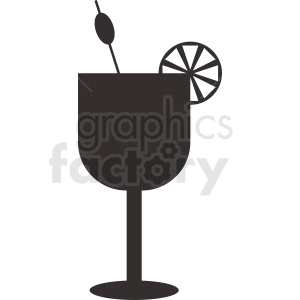 cocktail drink silhouette