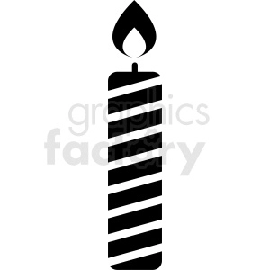 vector candle icon