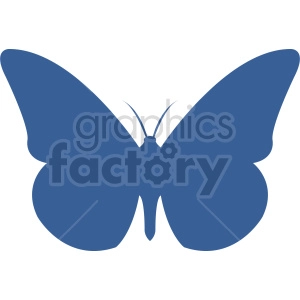 butterfly silhouette vector clipart 03