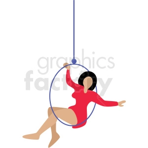 circus ring performer vector clipart