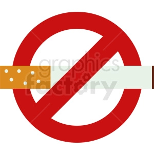no smoking vector