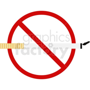 no cigarette smoking vector icon