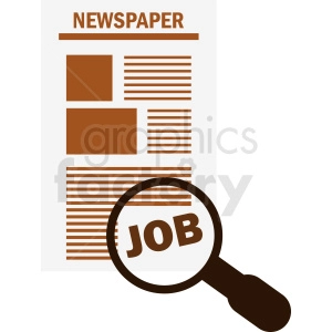 job search icon design