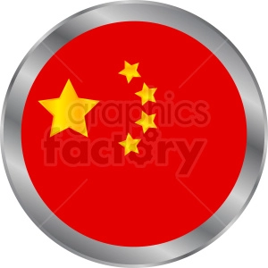 circular China flag icon