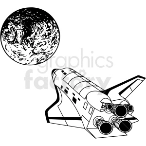 space travel vector clipart