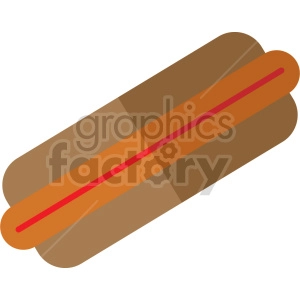 hot dog vector icon clipart