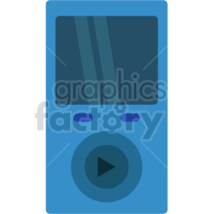 isometric music player vector icon clipart 5