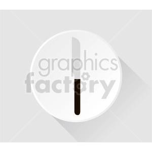 steak knife vector clipart