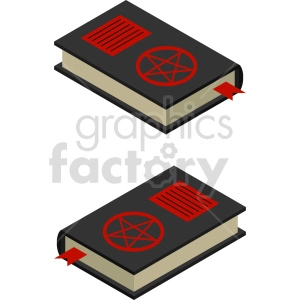 satan worship book vector image bundle