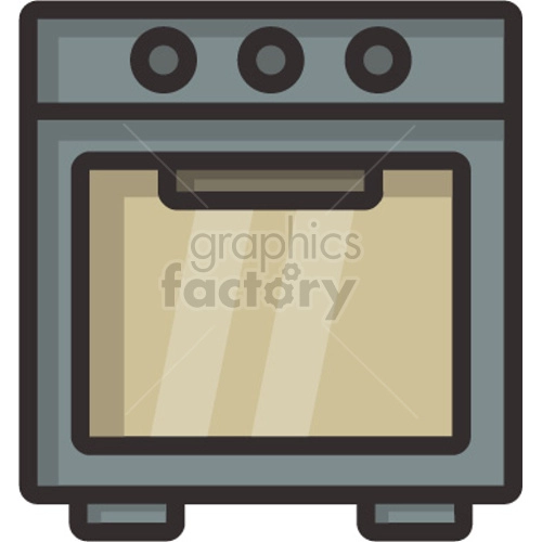 oven vector icon clipart