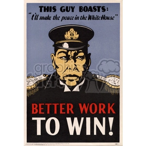 Better Work To Win Poster